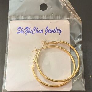 Gold Hoop Earrings